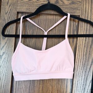 Lululemon Athletica Light Pink Strappy Sports Bra